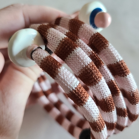 MISSONI Knit and Enamel Wrap Bracelet, One Size, Multicolor, NIB - Picture 13 of 15